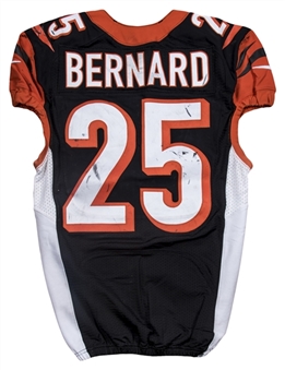 2013 Giovani Bernard Game Used & Photo Matched Cincinnati Bengals Jersey Used On 12/29/13 (Bengals Pro Shop & Resolution Photomatching) 